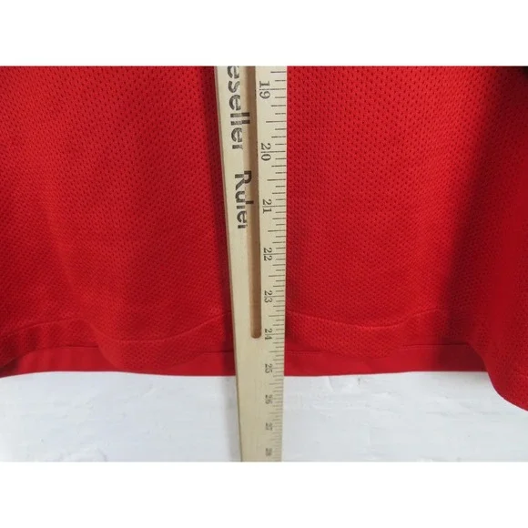 United States Soccer Jersey Womens Med Red Nike Training Top USA National Team - Picture 10 of 10